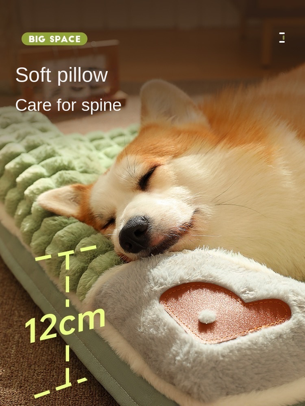 Pet Dog Calming Bed Warm Memory Foam Orthopedic Sofa Removable Cover Extra Large