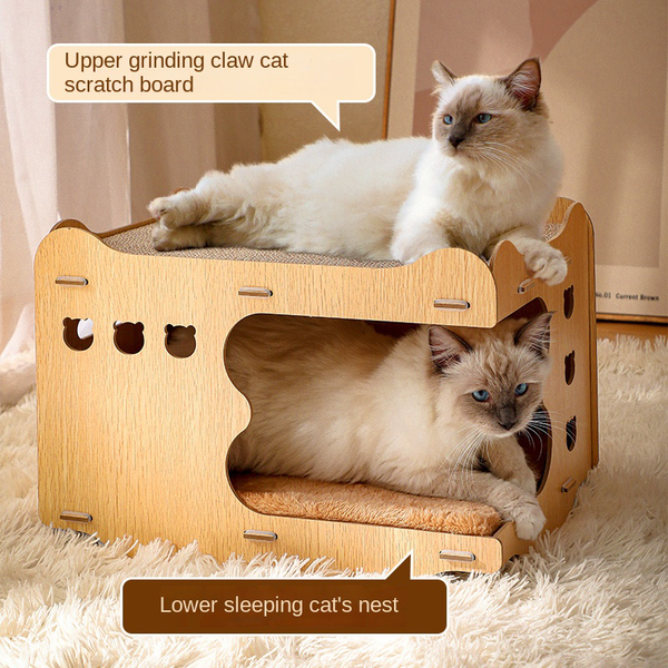 Cat Scratching Scratcher Board Cat Tree Pad Lounge Toy Corrugated Cardboard