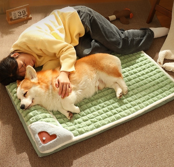 Pet Dog Calming Bed Warm Memory Foam Orthopedic Sofa Removable Cover Extra Large