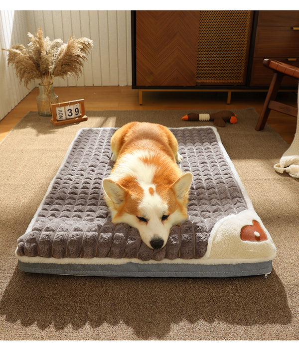 Pet Dog Calming Bed Warm Memory Foam Orthopedic Sofa Removable Cover Extra Large