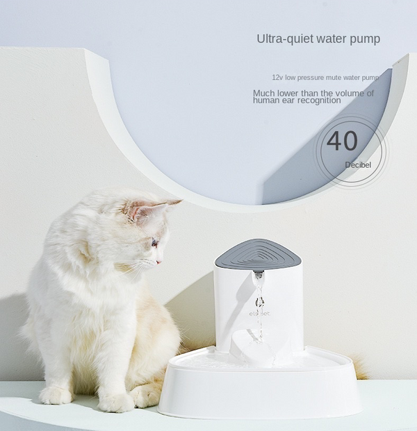 LED USB Automatic Electric Pet Water Fountain Dog Cat Drinking Dispenser Filters